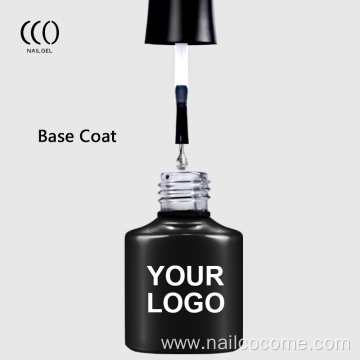 CCO factory OEM ODM Long lasting clear top coat base coat for nail beauty